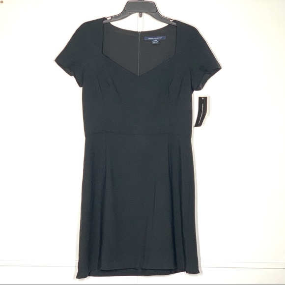 FCUK - French Connection - Whisper Sweetheart Neck Dress - Size 8 - Picture 4 of 14